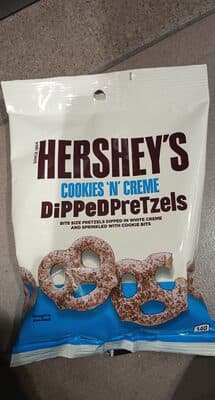 Hershey Cookie N Cream Dipped Pretzels