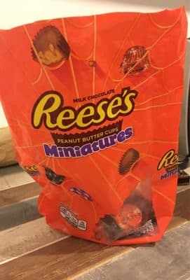 Peanut Butter Cups Miniatures, Milk Chocolate