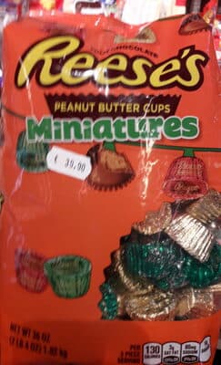 Milk Chocolate Miniatures, Peanut Butter