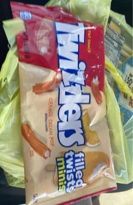Twizzlers orange cream pop