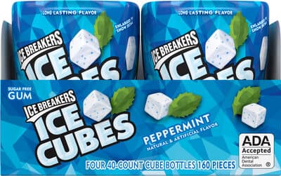 Ice cubes gum