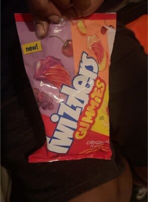 Twizzlers Gummies peg bag