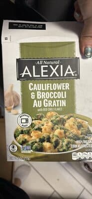 Broccoli & Cauliflower Au Gratin With Red Chile Flakes