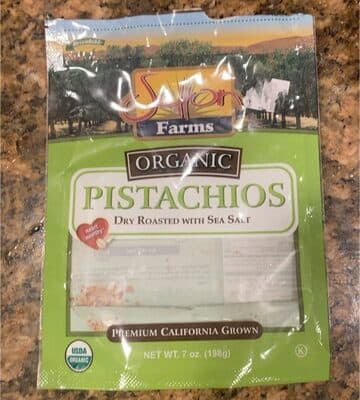 Organic Roasted Salted Pistachios