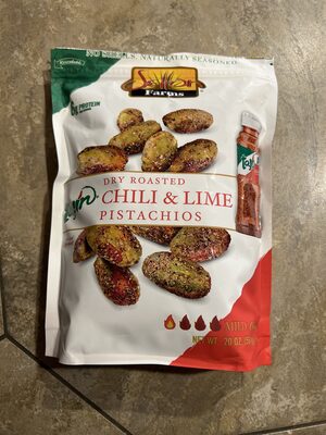 Dry roasted chili & Lime Pistachios