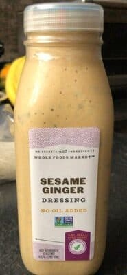 Sesame ginger dressing