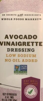 Avocado Vinaigrette Dressing
