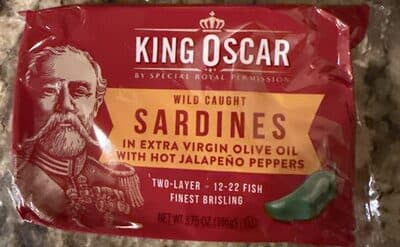King Oscar, Sardines In Extra Virgin Olive Oil, Hot