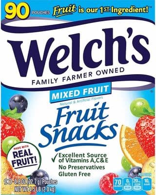 Mixed Fruit Snacks