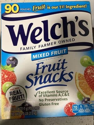 Mixed Fruit Snacks