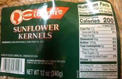 Sunflower Kernels