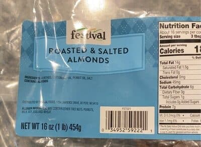 Roasted & Salted Almonds