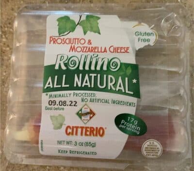 All Natural Prosciutto & Mozzarella Cheese