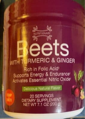 Beets with Tumeric and Ginger