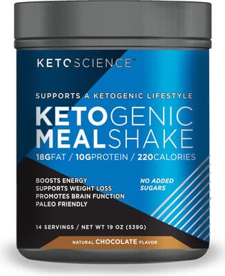 Ketogenic Mealshake, Natural Chocolate