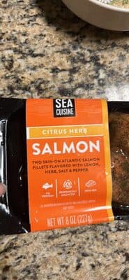 Citrus Herb Rubbed Salmon