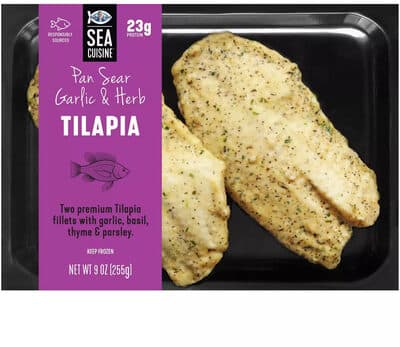 Pan Sear Garlic & Herb Tilapia