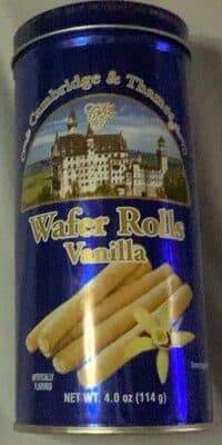 Wafer Rolls Vanilla