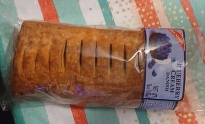Blueberry cream danish