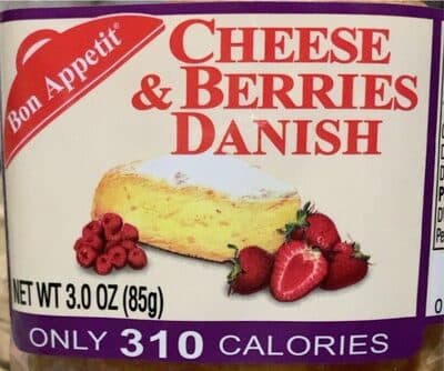 Cheese & Berries Danish