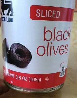 Sliced Ripe Olives