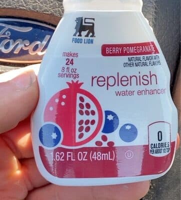 REPLENISH WATER ENHANCER, BERRY POMEGRANATE