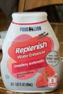 Replenish Water Enhancer, Strawberry Watermelon