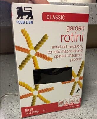 Classic Garden Rotini Enriched Macaroni, Tomato Macaroni and Spinach Macaroni Product