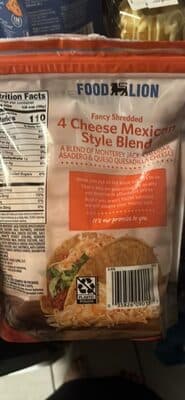 Fancy Shredded Mexican Blend Cheese