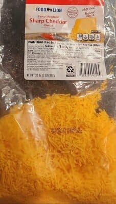 Fancy Shredded Cheddar Cheese, Sharp