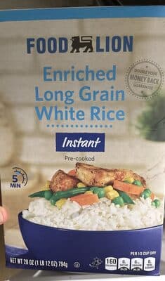 Enriched Long Grain Instant White Rice