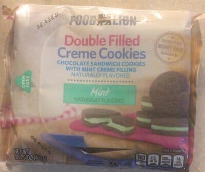 Double Filled Creme Cookies Mint