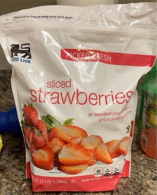 Sliced Strawberries