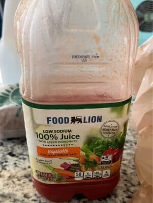 Vegetable Juice Low Sodium