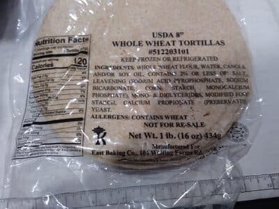 Whole Wheat Tortillas