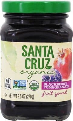 Santa Cruz Organic Fruit Spread, Blackberry, Pomegranate