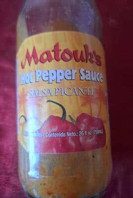 Hot Pepper Sauce Salsa Picante