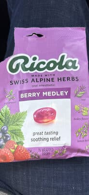Ricola Berry Medley Oral Drops