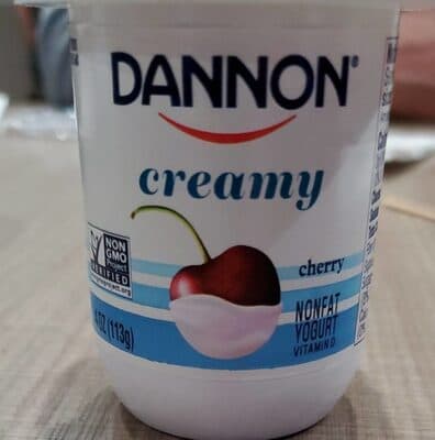 Raspberry Creamy Nonfat Yogurt