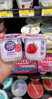 Strawberry Flavored Original Nonfat Yogurt