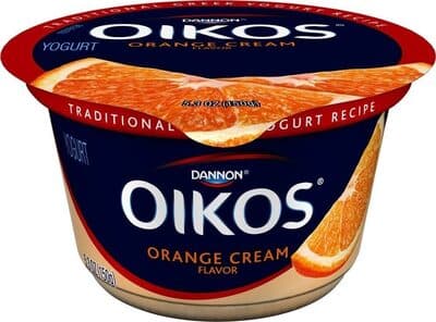 Orange Cream Flavor Blended Greek Yogurt
