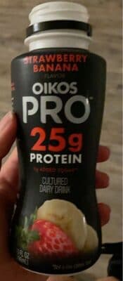 Strawberry Banana Flavor Caffeinated & Cultured Dairy Drink