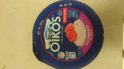 Raspberry Blended Greek Yogurt