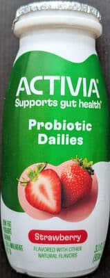 Strawberry Flavor Probiotic Dailies Lowfat Yogurt Drink