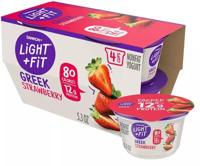 Strawberry Flavored Greek Nonfat Yogurt