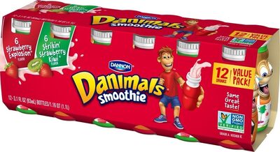 Danimals Smoothie Strawberry Explosion