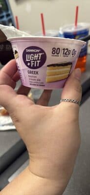 Boston Cream Pie Nonfat Greek Yogurt