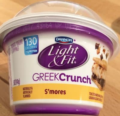 S'mores Nonfat Yogurt & Toppings