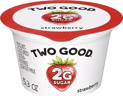 Strawberry Flavored Lowfat Greek Yogurt