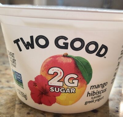 Mango Hibiscus Flavored Lowfat Greek Yogurt